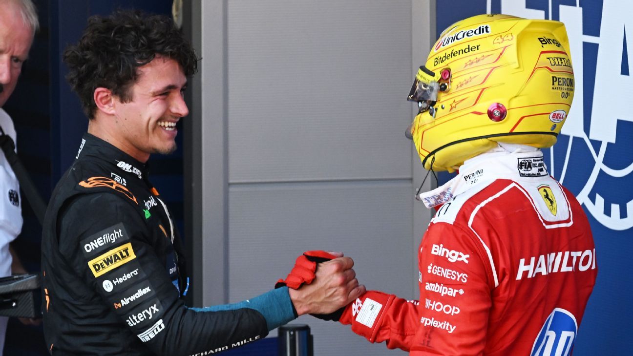 Lando Norris: Ferrari making engine improvements will 'embarrass' rivals thumbnail