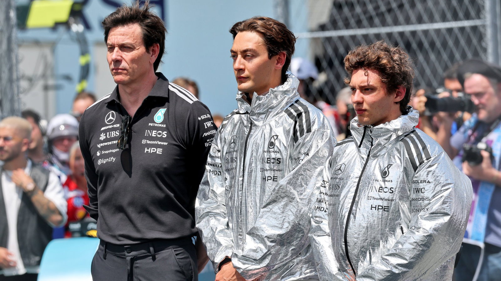 Toto Wolff confirms George Russell to remain at Mercedes with Max Verstappen 'off the radar' thumbnail
