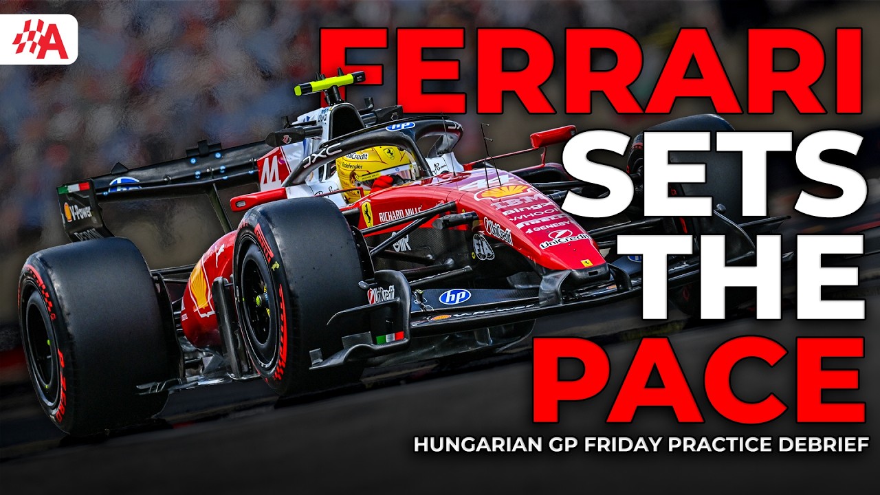 Ferrari vs Mercedes battle begins in Hungary | F1 Hungary Practice Debrief thumbnail