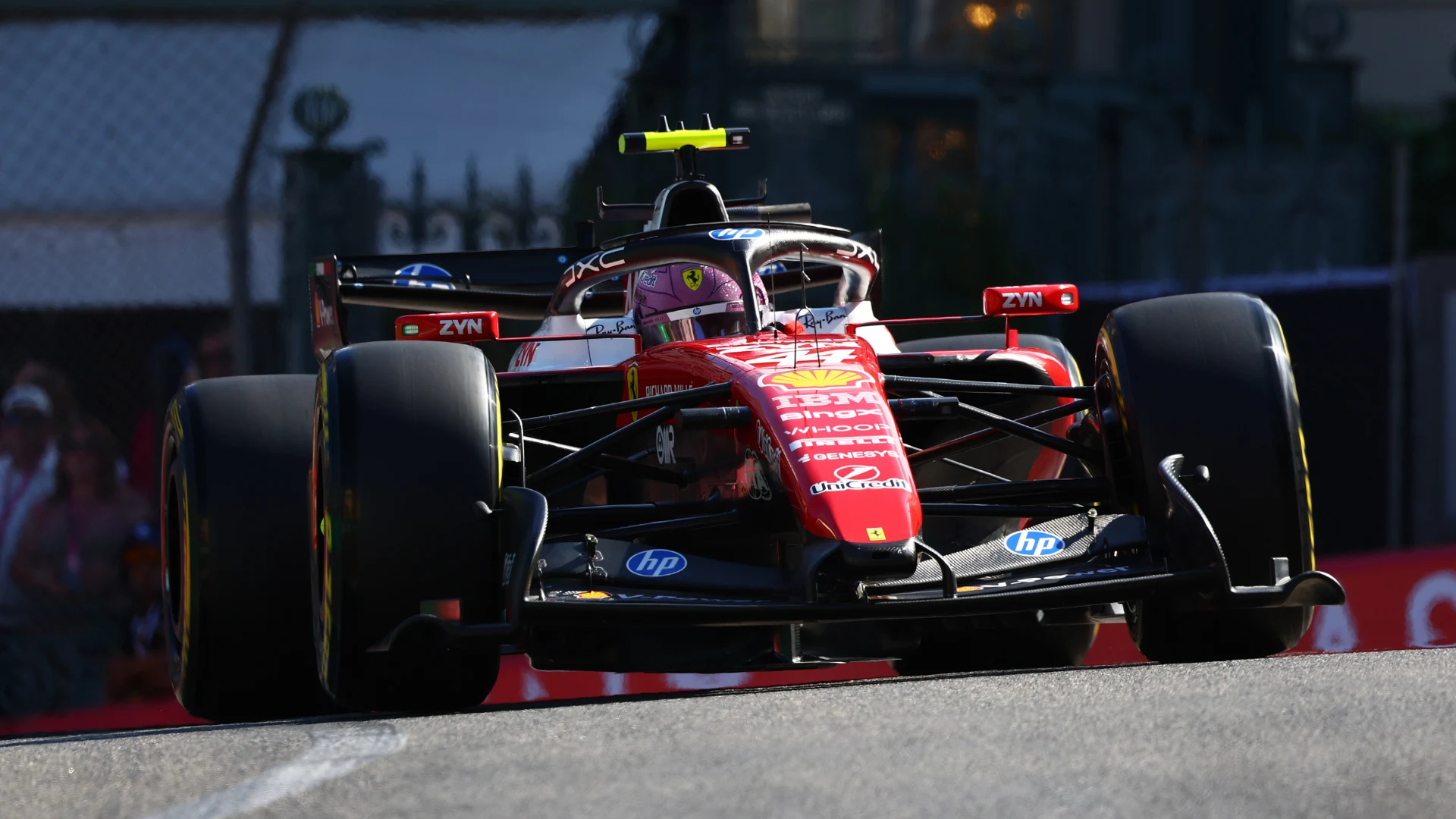 Hamilton leads Ferrari 1-2 during second practice in Monaco thumbnail