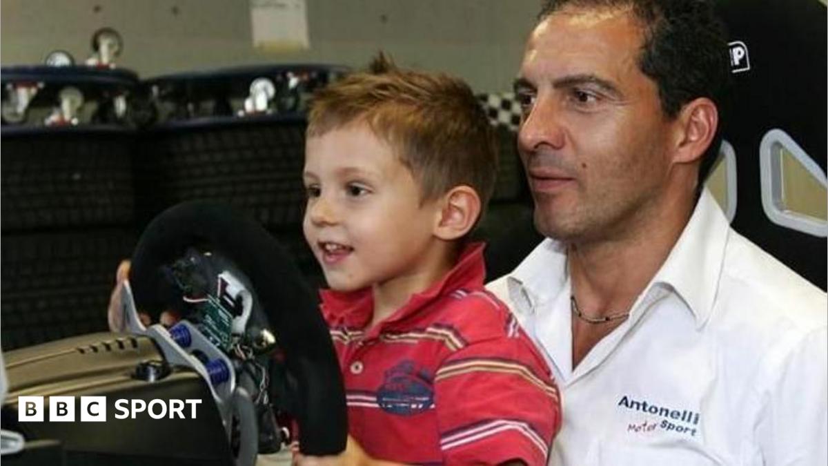Antonelli - the boy 'born in a garage' who started driving on dad's lap thumbnail