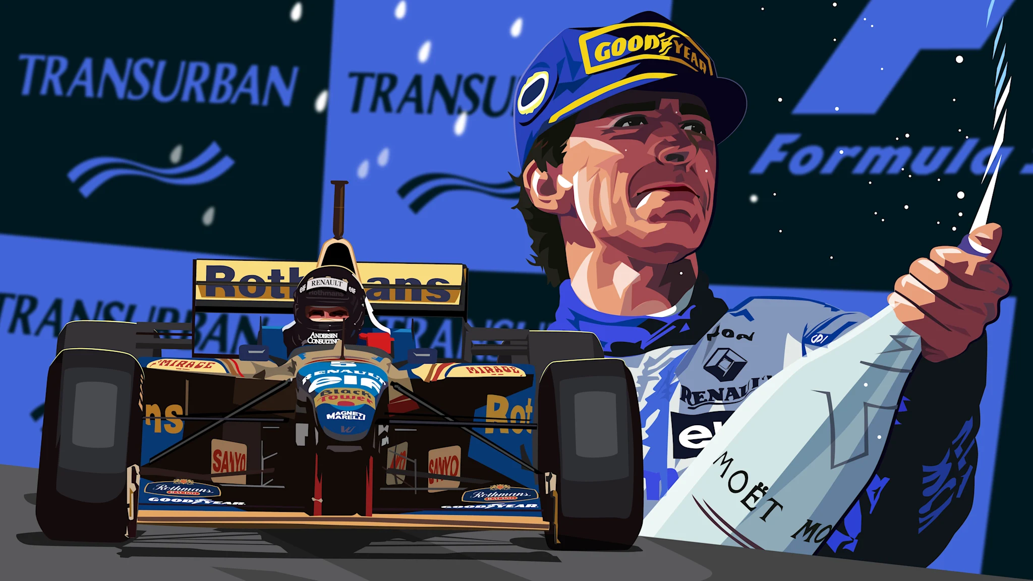 Damon Hill's 1996 title-winning season remembered thumbnail
