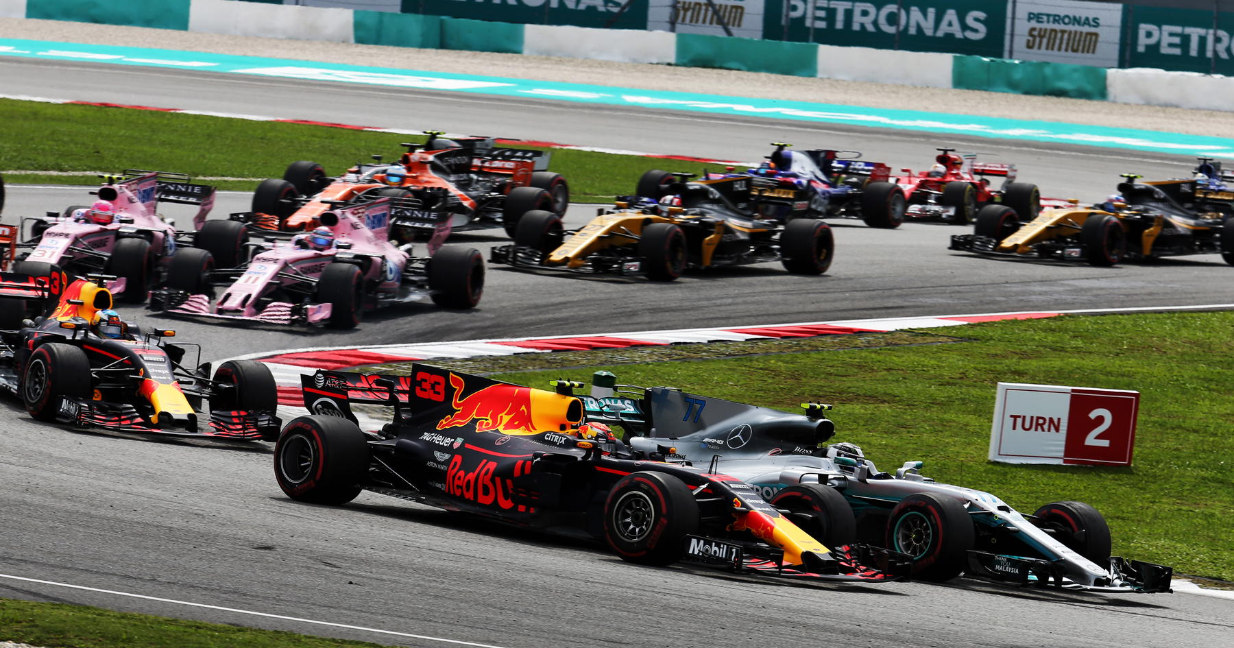 The current F1 drivers who raced in the last Malaysia Grand Prix thumbnail