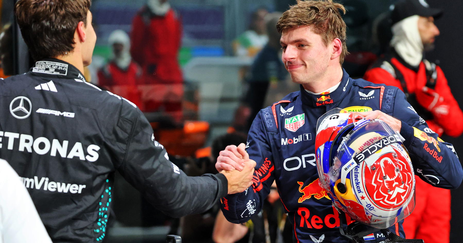 George Russell delivers 'I'm up for it' verdict on Max Verstappen partnership source thumbnail