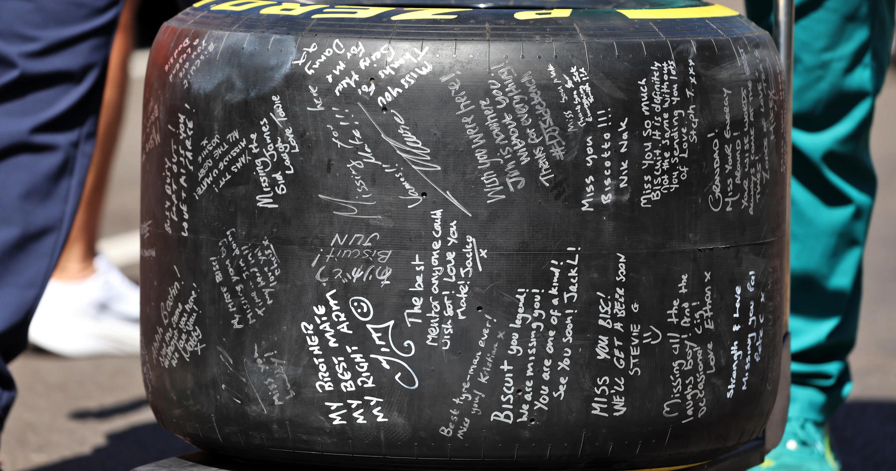 Aston Martin pay tribute to much-loved team member Biscuit, who has passed away thumbnail