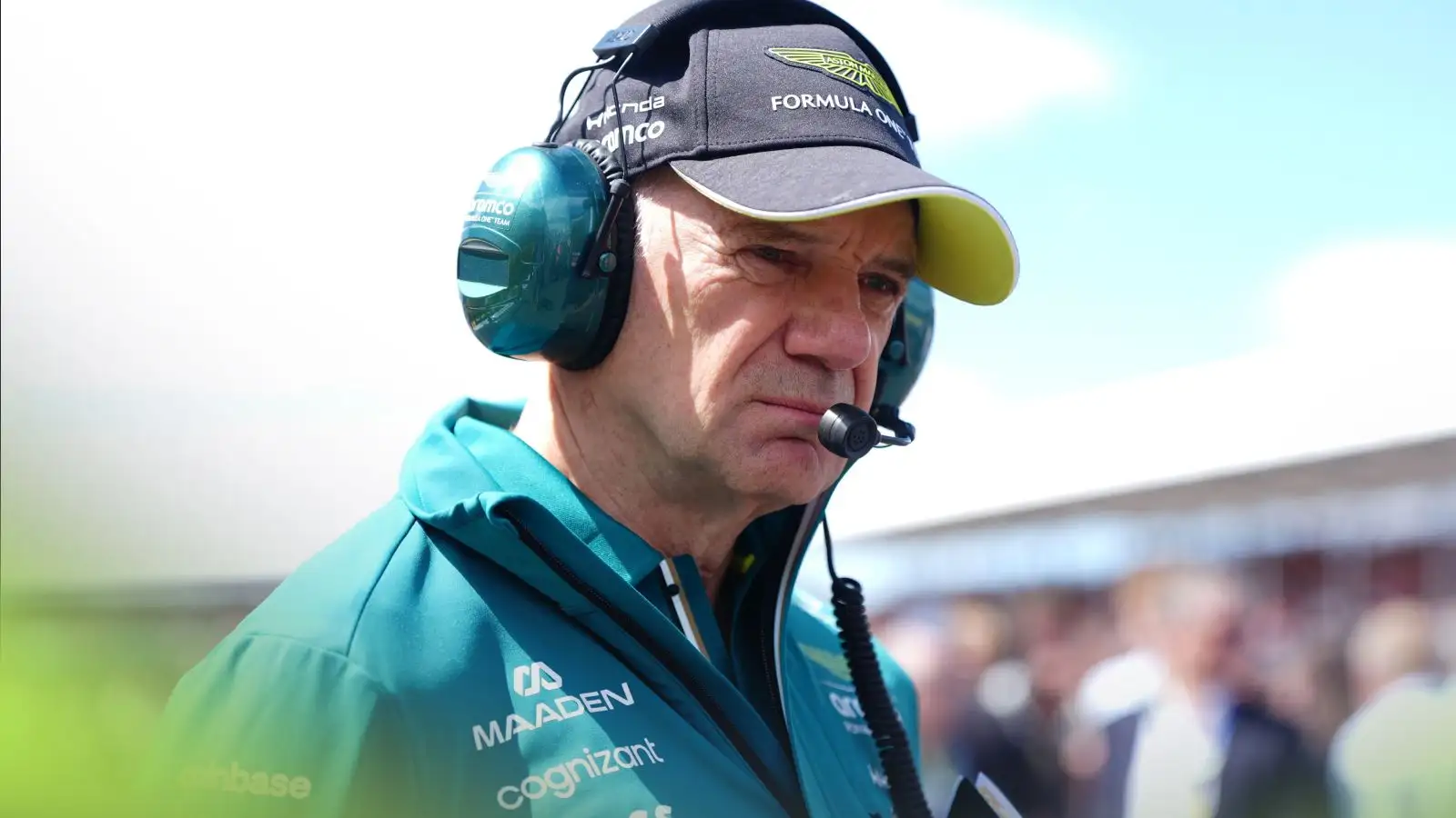 Adrian Newey holds Mercedes W17 inspection at British GP source thumbnail