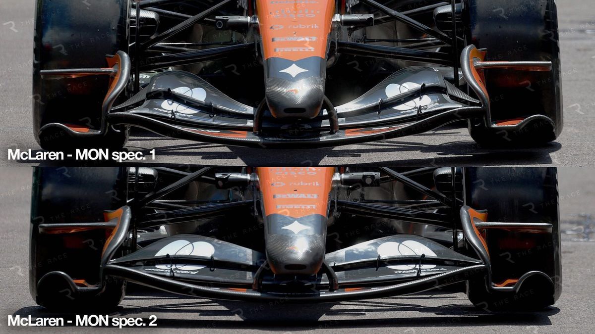 Where McLaren stands with new front wing after removing it again thumbnail