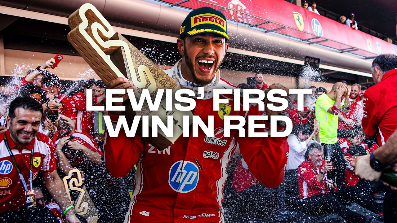 Lewis Hamilton's first win with Ferrari | Behind the scenes at the Barcelona GP thumbnail