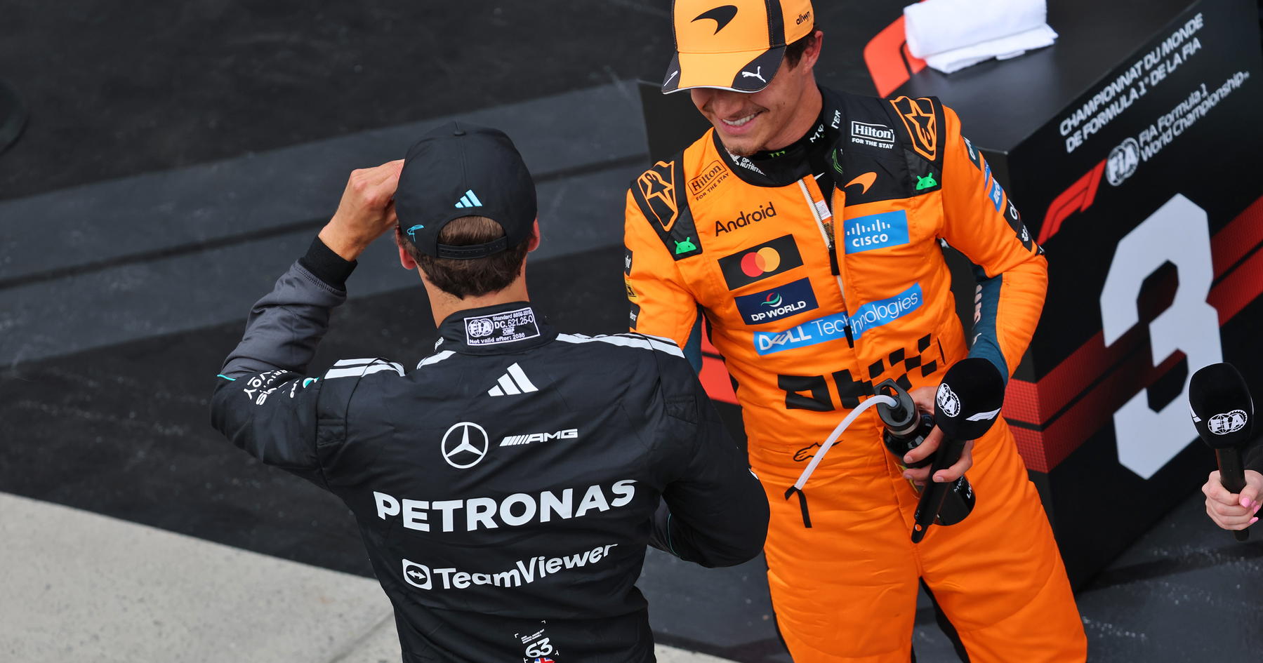 Lando Norris airs 'opposite' George Russell observation after F1 reality shock source thumbnail