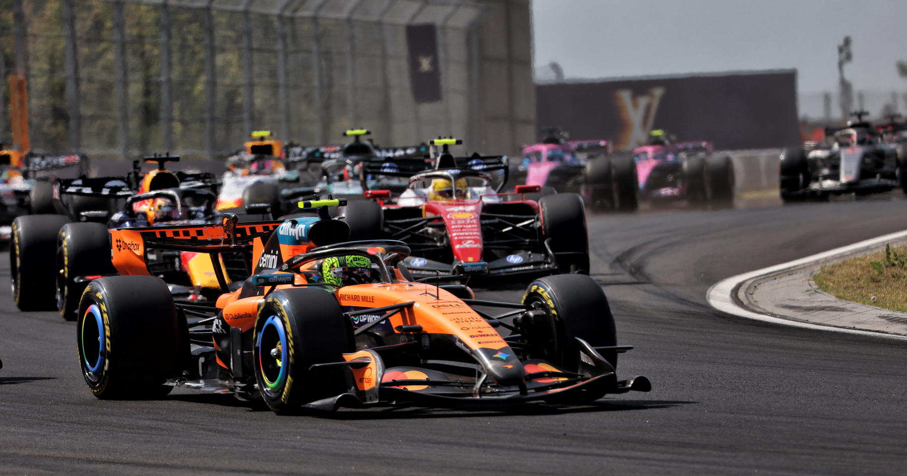 Lando Norris wins Hungarian GP after furious Oscar Piastri backmarker incident thumbnail
