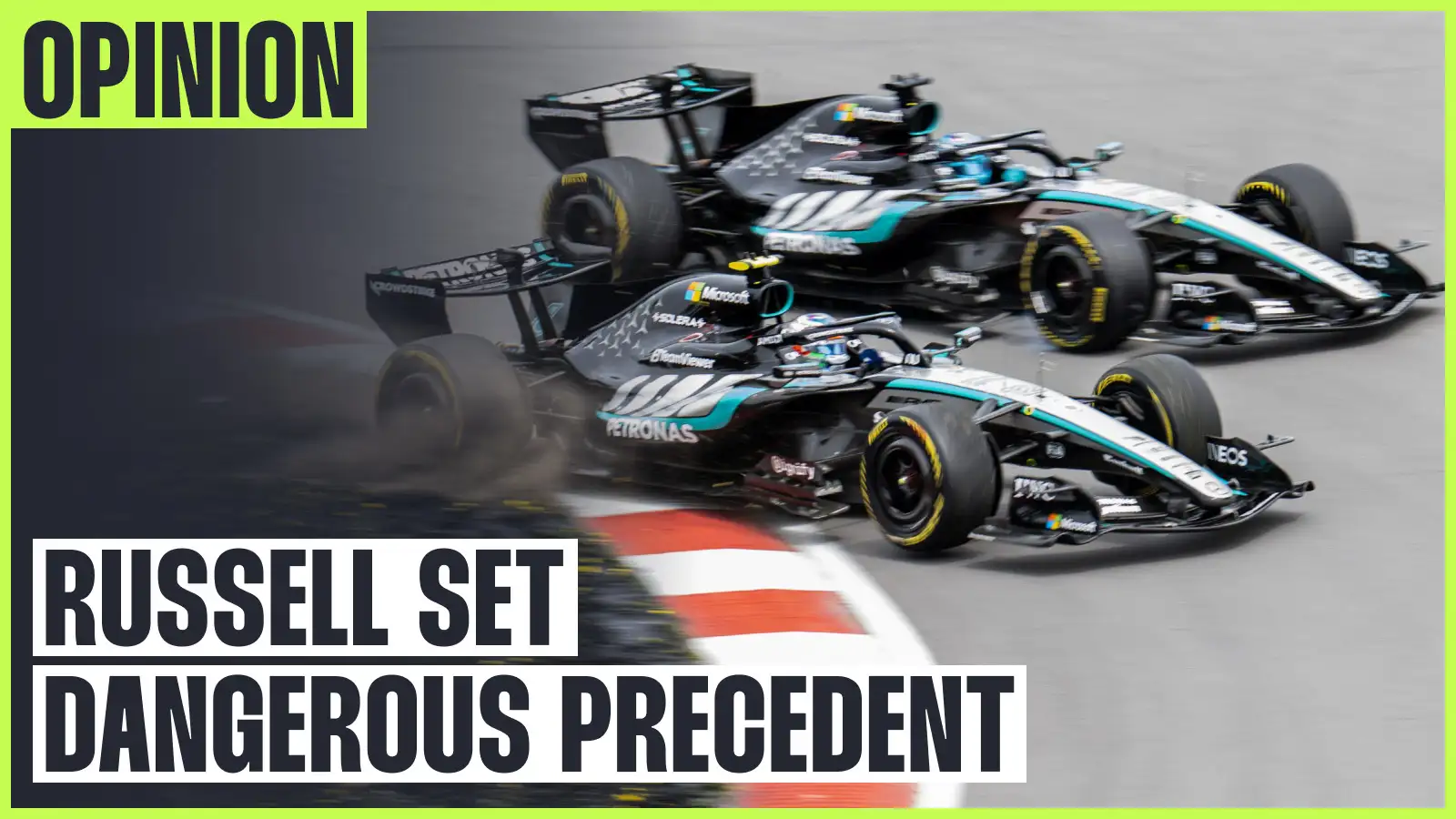 George Russell set Mercedes precedent as Kimi Antonelli reality bites thumbnail