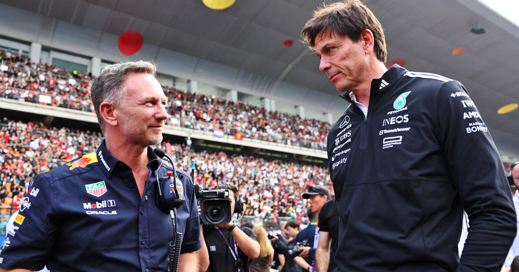 Christian Horner and Toto Wolff raising the stakes in latest F1 scrap thumbnail