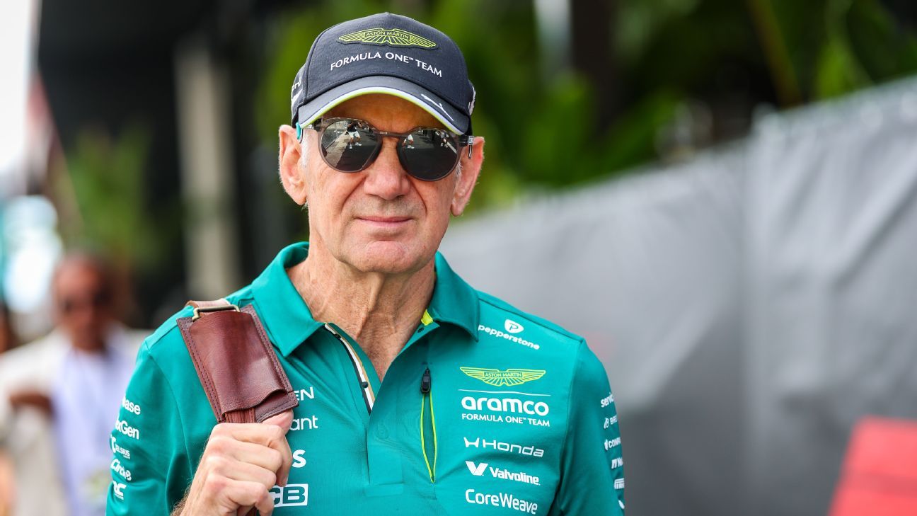 Aston Martin boss Newey reveals health issues led to 'difficult period' thumbnail
