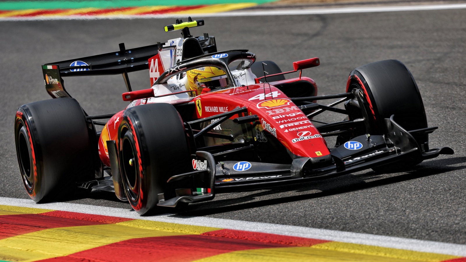 Hamilton claims Ferrari was ‘missing a couple of tenths' after crash thumbnail