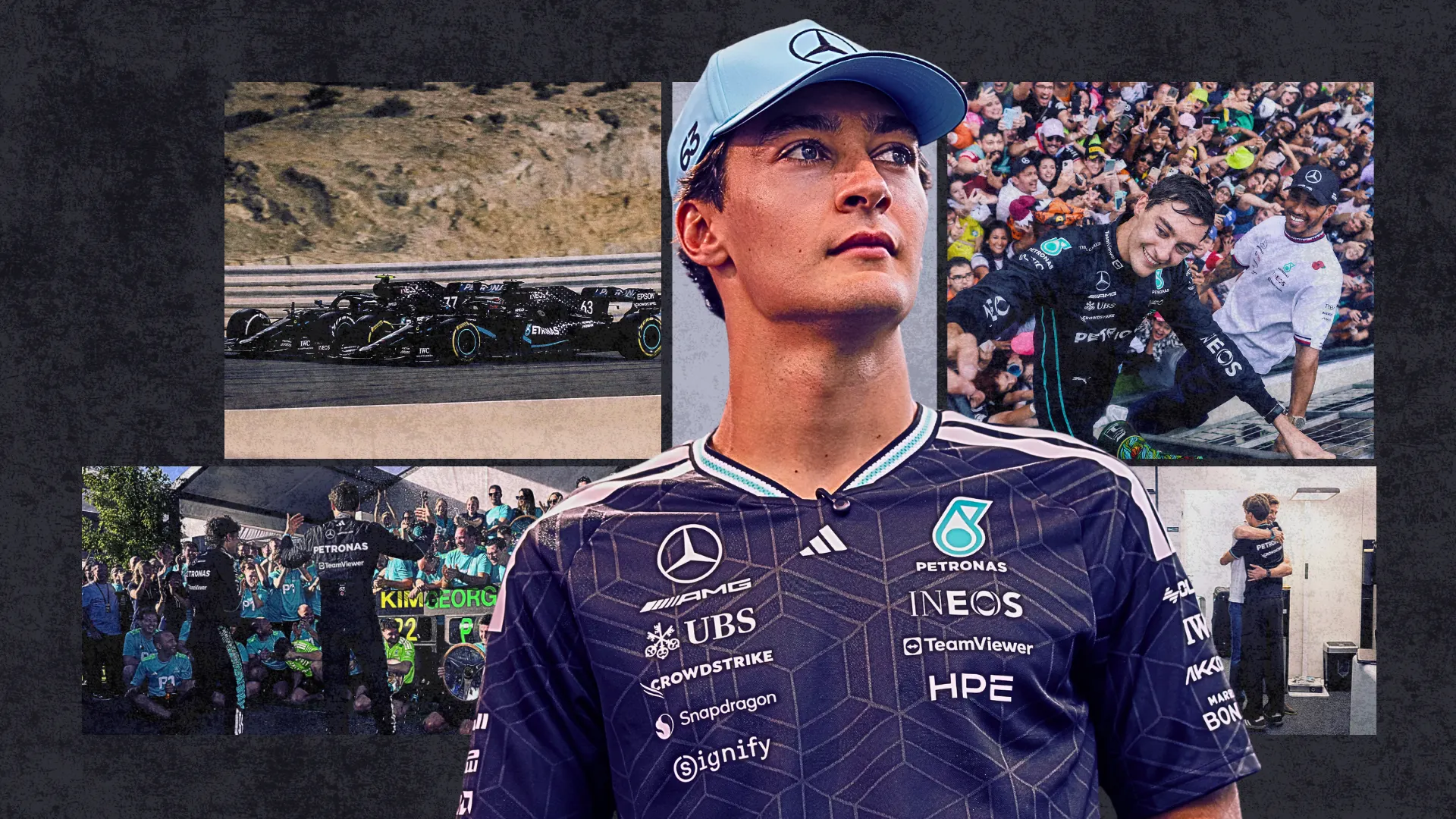 Russell reflects on his Mercedes career in photos thumbnail