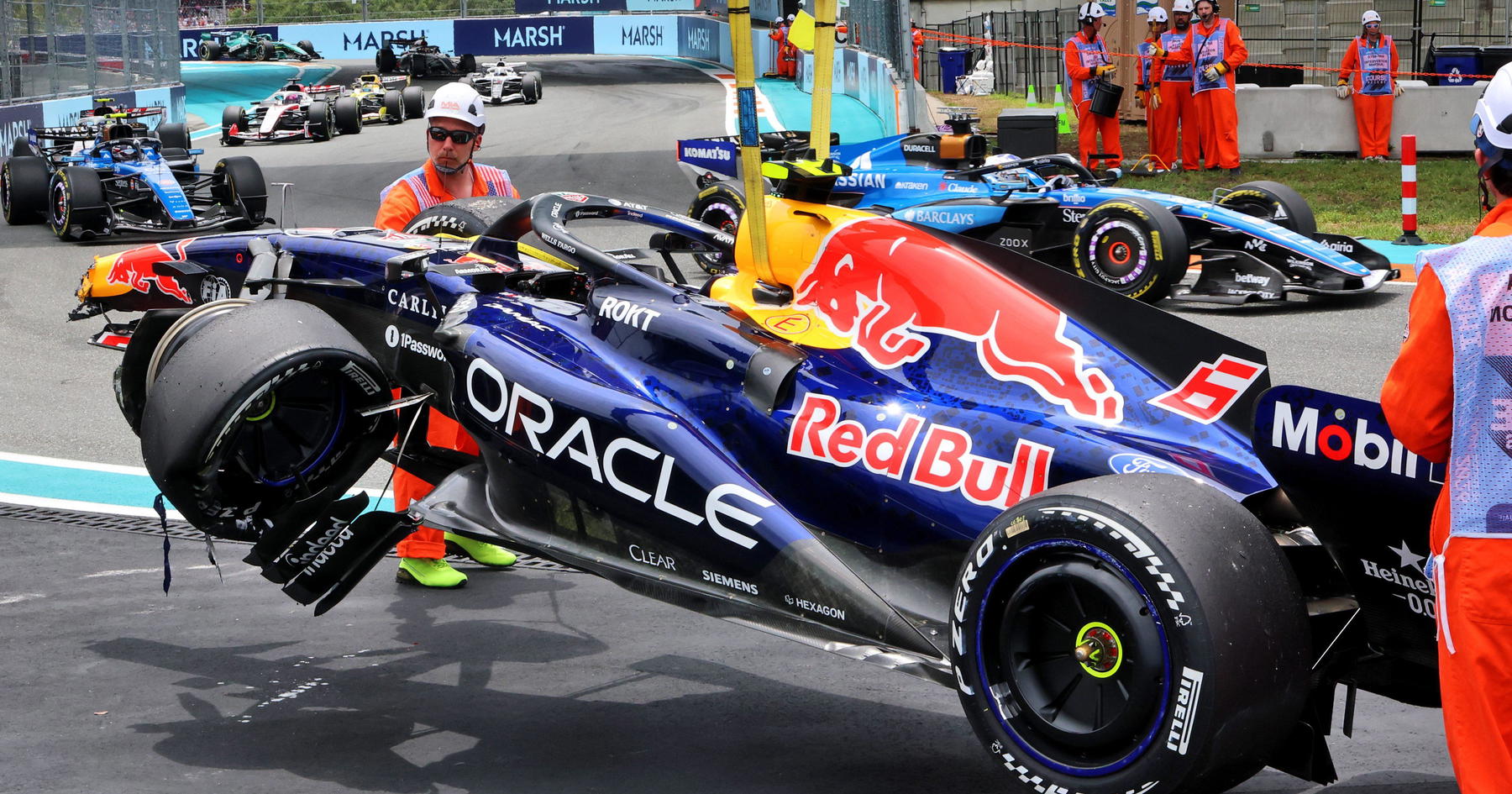 Isack Hadjar 'spiral' feared after Miami GP crash source thumbnail