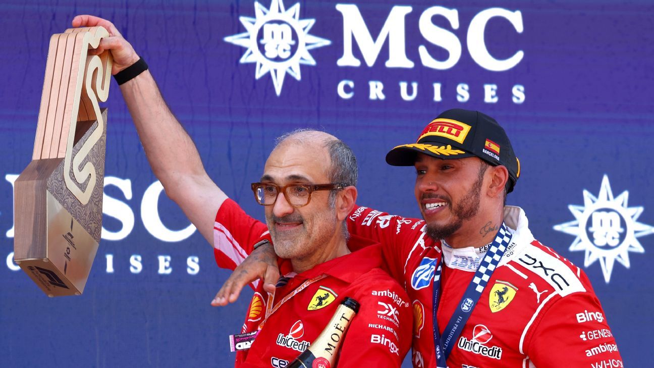 Barcelona-Catalunya Grand Prix: Lewis Hamilton 'never gave up hope' of making Ferrari dream come true thumbnail