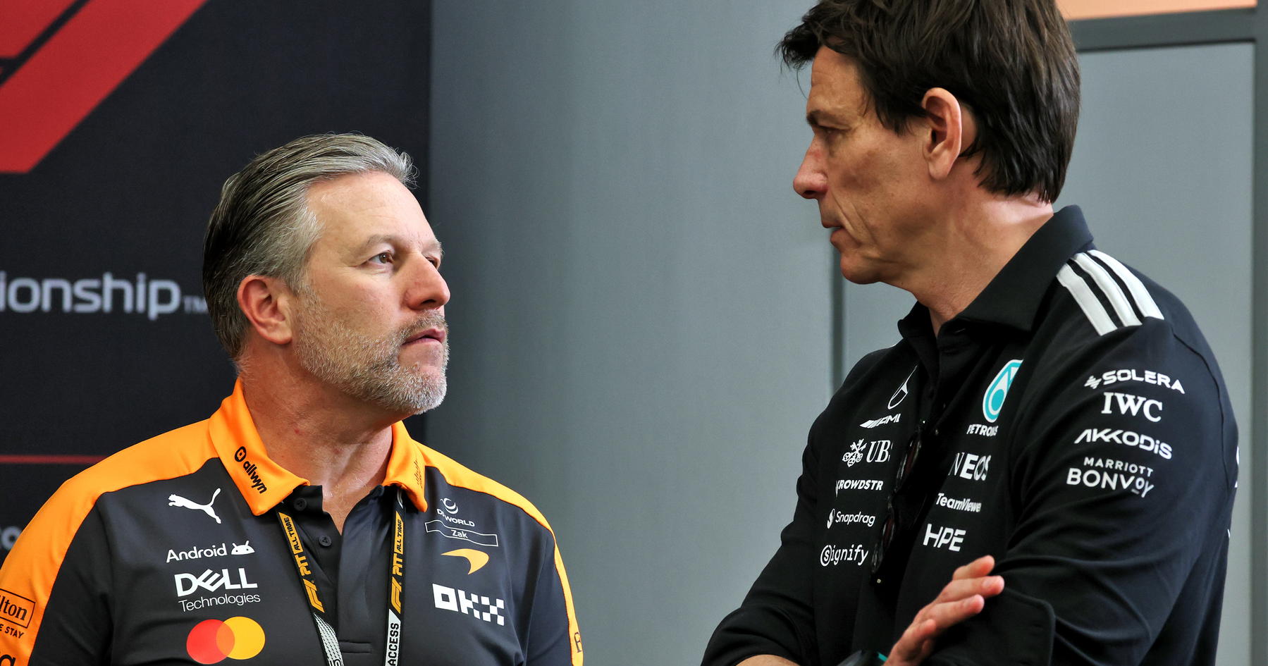 Toto Wolff urges caution over 'full handbrake' after Zak Brown demand source thumbnail