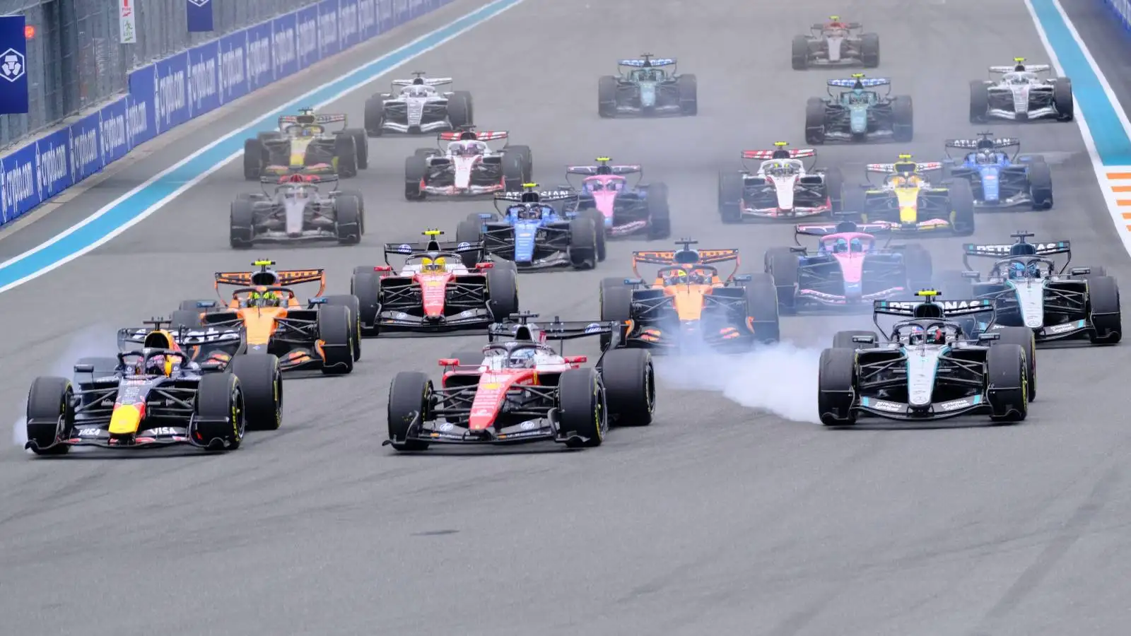 Mattia Binotto tells F1 critics ‘don't be so negative’ as F1 V8 return gathers momentum source thumbnail