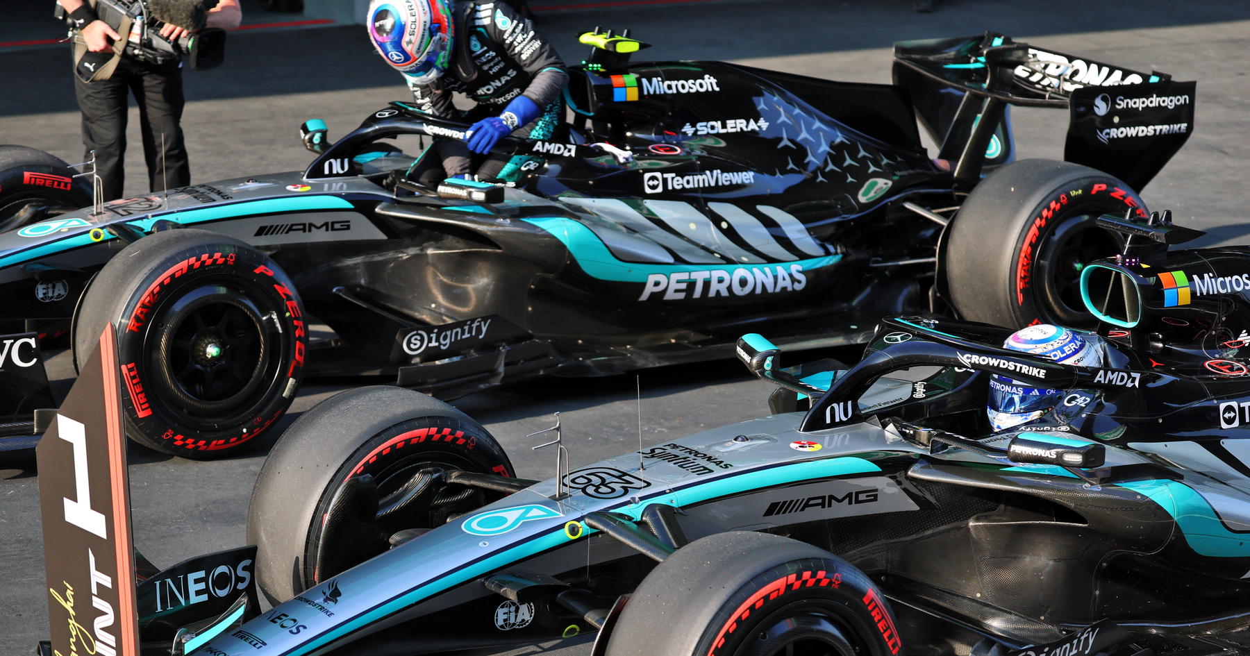 Tech: Huge Mercedes upgrade package raises interesting George Russell question thumbnail