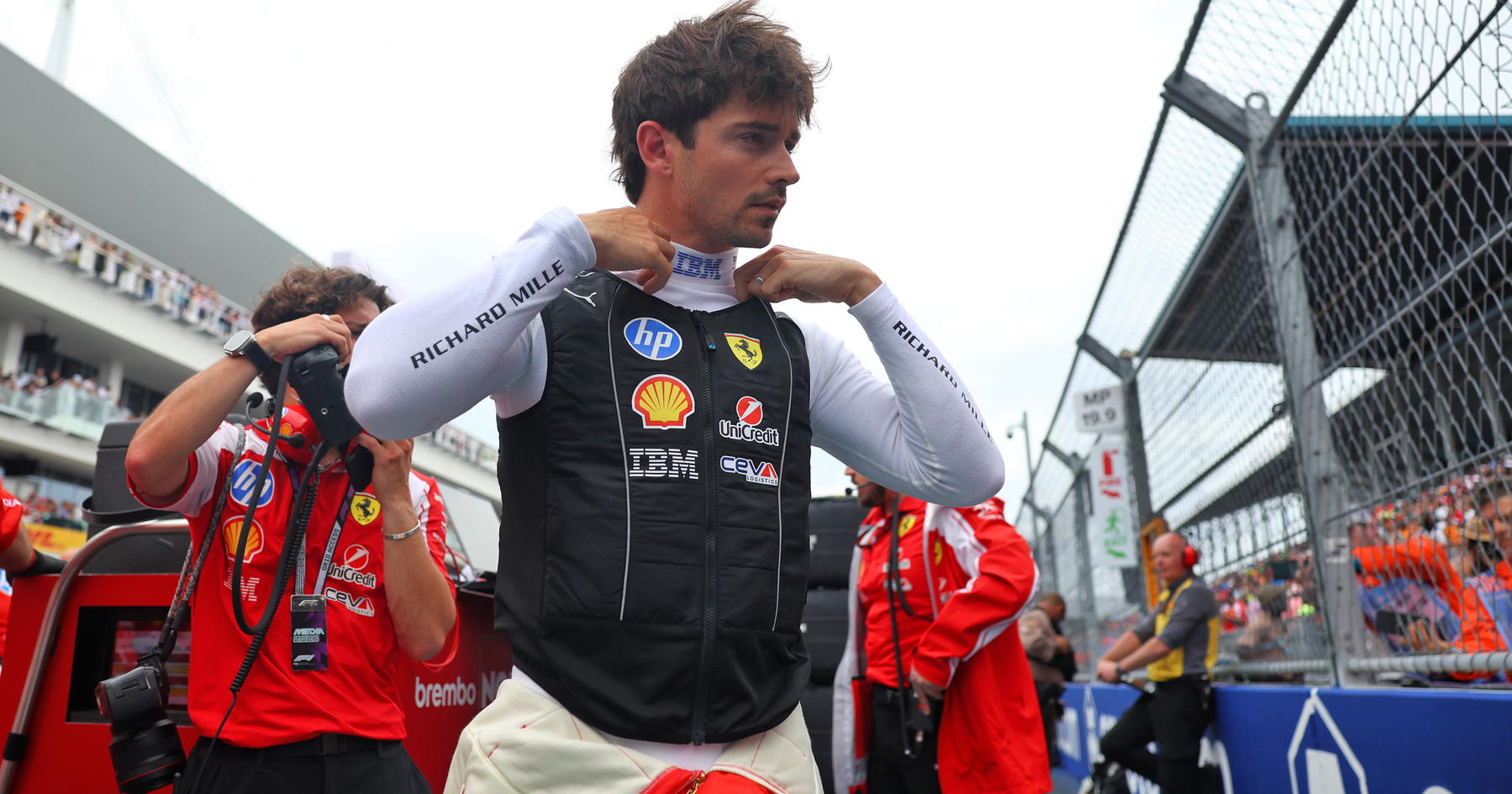 Charles Leclerc reacts to incredible Ferrari statistic: 'It's strange' source thumbnail