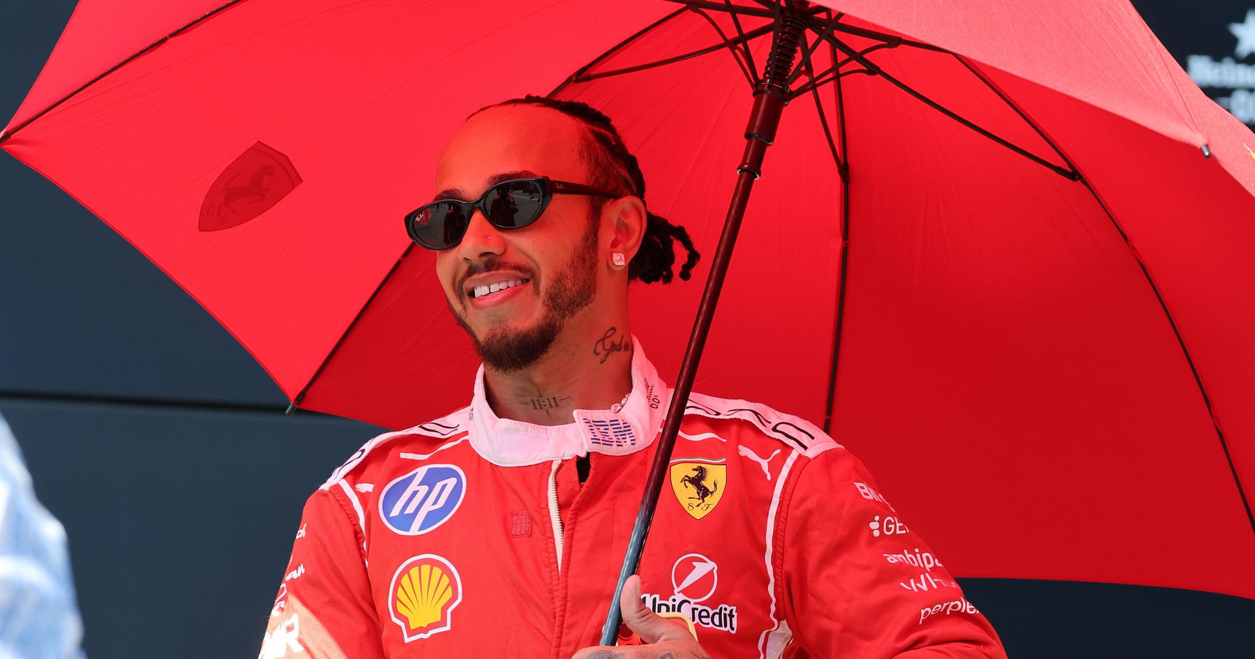Lewis Hamilton reveals police officer encounter in victorious Ferrari return source thumbnail